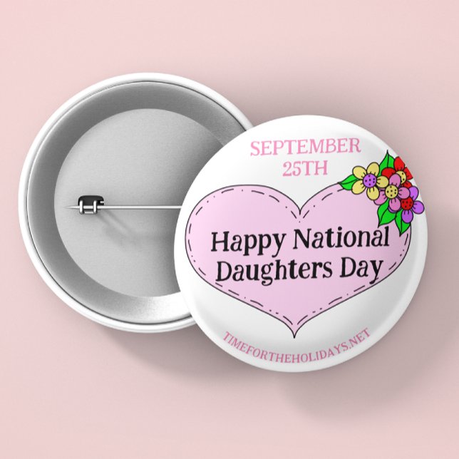 Happy National Sisters Day - 25. September Button (Von Creator hochgeladen)