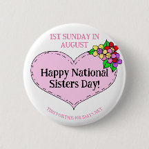 Happy National Sisters Day - Erster Sonntag im Aug