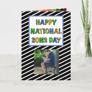 Happy National Sons Day   28. September Card Karte