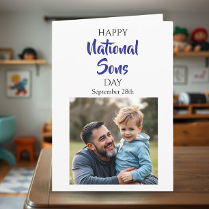 Happy National Sons Day! 28. September Karte