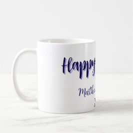 Happy neues Jahr lila schwarz hinzufügen Jahr einf Kaffeetasse