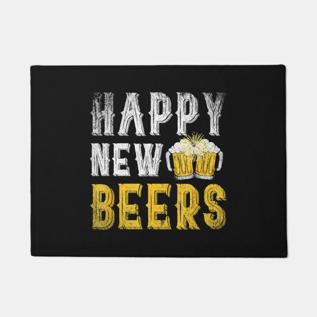 Happy New Beers Party Fußmatte (Vorderseite)