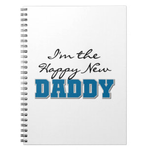 Happy New Daddy Gifts Notizblock