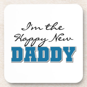 Happy New Daddy Gifts Untersetzer