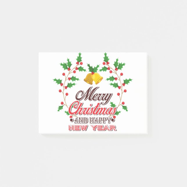 Happy New Near Post-it Klebezettel (Vorderseite)