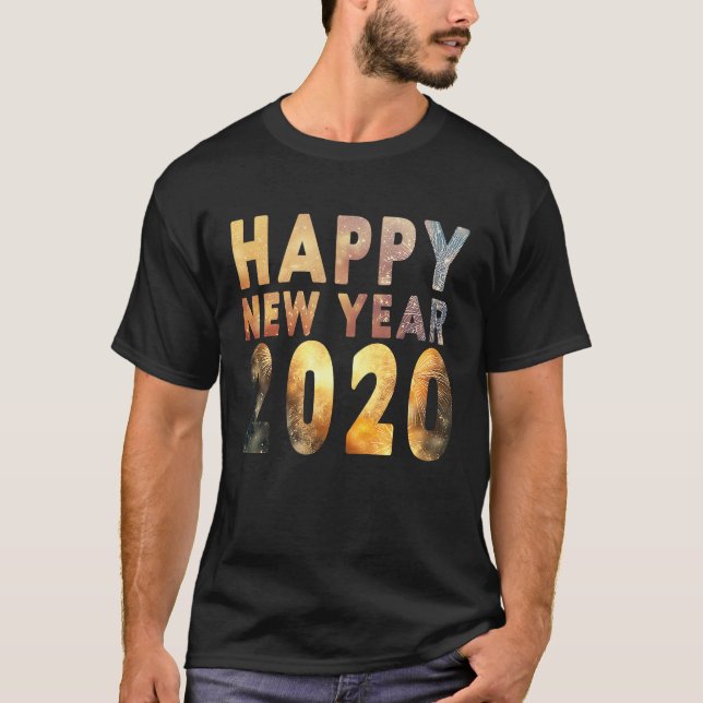 Happy New Year 2020 T-Shirt (Vorderseite)