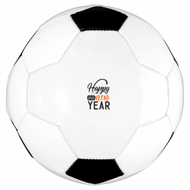 Happy New Year 2022 Fußball (Vorderseite)