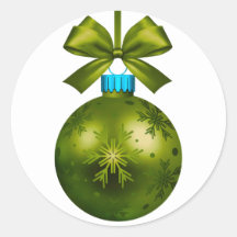 Happy new year 2022 Ornament Classic Round Aufkleb