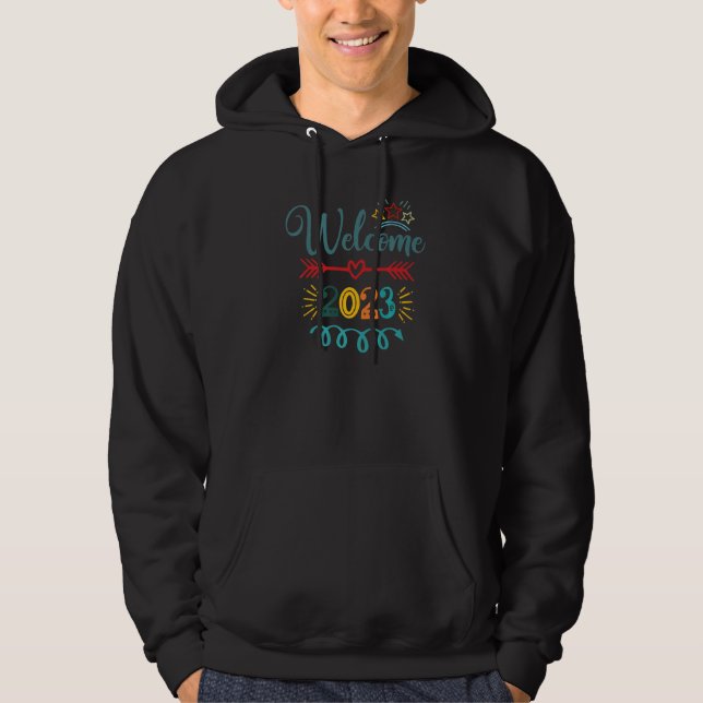 Happy New Year 2023 Goodbye 2022 Welcome 2023 Hoodie (Vorderseite)