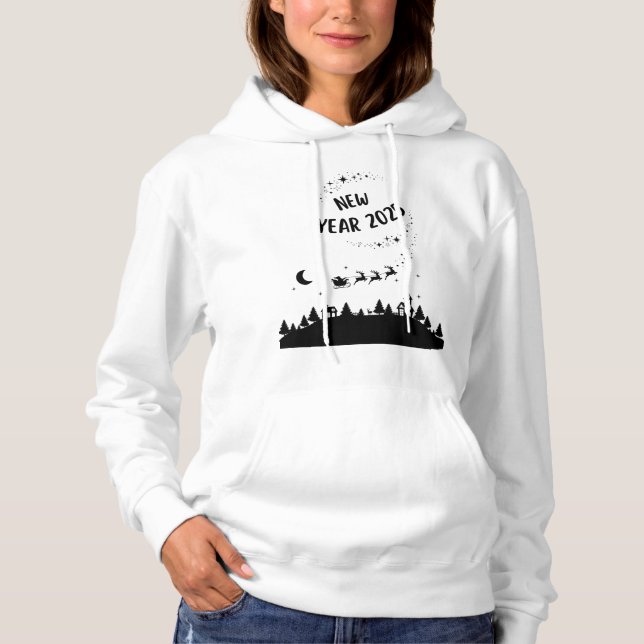 Happy New Year 2025 Hoodie (Vorderseite)