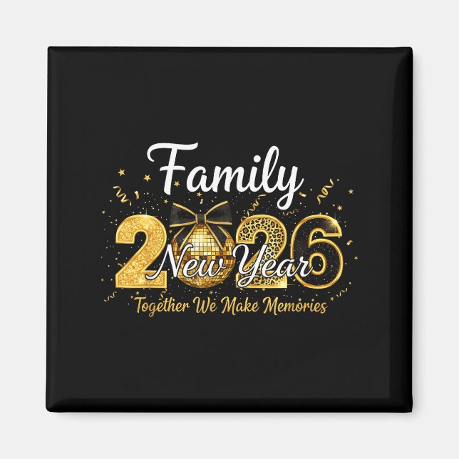 Happy New Year 2025 New Year's Eve Party Countdown Magnet (Vorne)