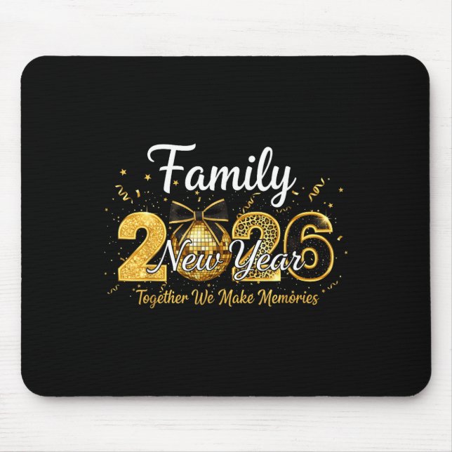 Happy New Year 2025 New Year's Eve Party Countdown Mousepad (Vorne)