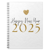 Happy New Year 2025 Notebook