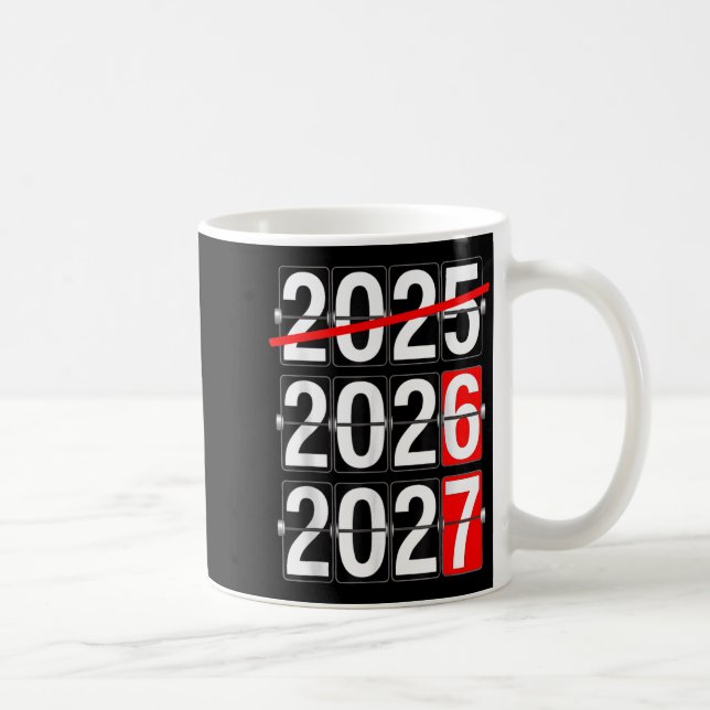 Happy New Year 2026 2027 67 Meme Six Seven Funny  Kaffeetasse (Rechts)
