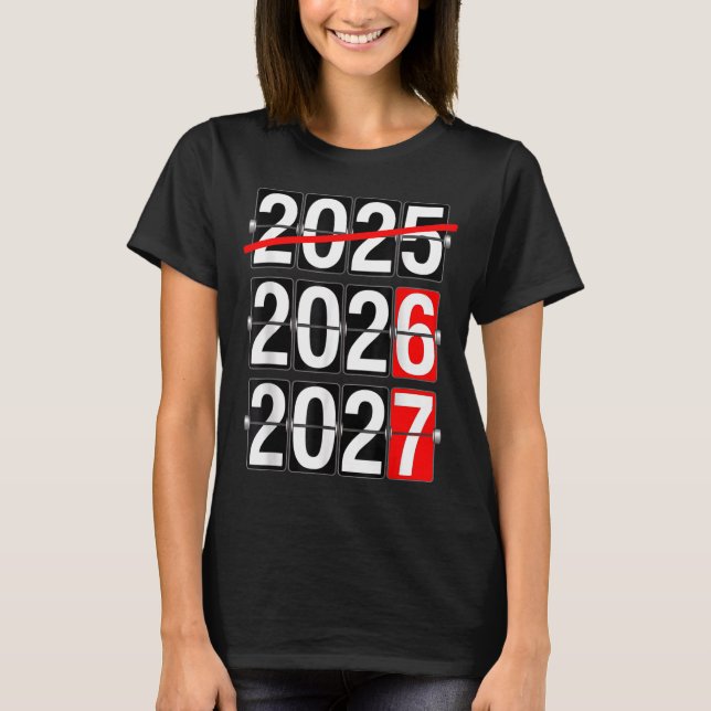 Happy New Year 2026 2027 67 Meme Six Seven Funny  T-Shirt (Vorderseite)
