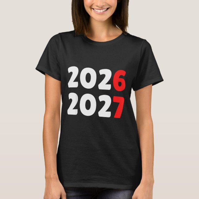 Happy New Year 2026 2027 Funny Six Seven 67 Meme C T-Shirt (Vorderseite)