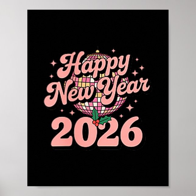 Happy New Year 2026 Celebration For Party Lovers  Poster (Vorne)