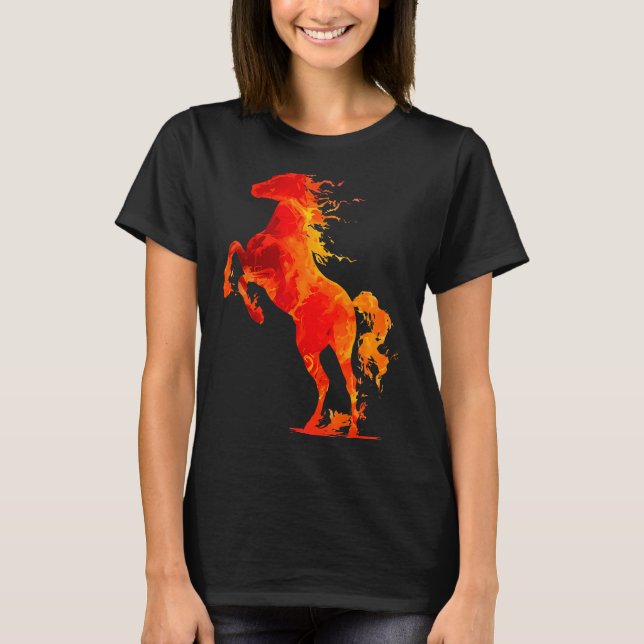 Happy New Year 2026 Chinese New Year Horse Zodiac  T-Shirt (Vorderseite)