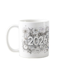 happy new year 2026 coffee mug