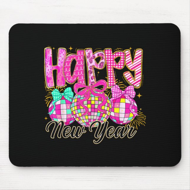 Happy New Year 2026 Family Celebration New Years E Mousepad (Vorne)