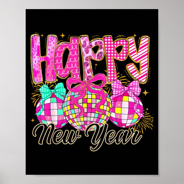 Happy New Year 2026 Family Celebration New Years E Poster (Vorne)