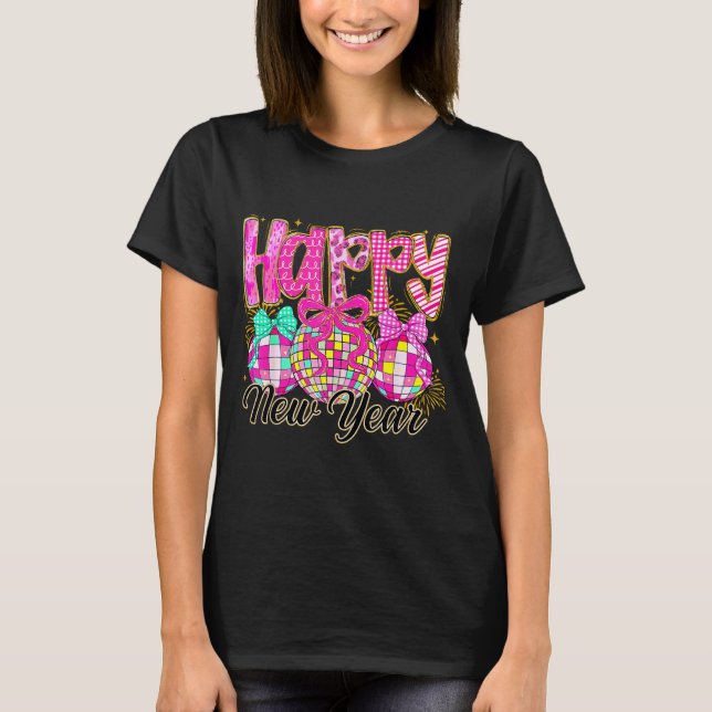 Happy New Year 2026 Family Celebration New Years E T-Shirt (Vorderseite)