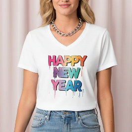 Happy New Year 2026 , festive winter , for women T-Shirt