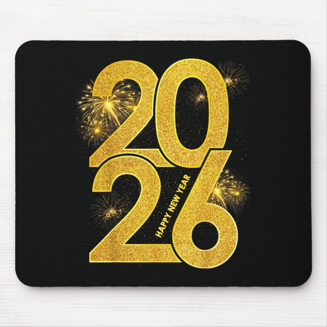 Happy New Year 2026 Firework Family Matching Men W Mousepad (Vorne)