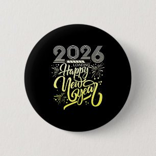 Happy New Year 2026 Fireworks Loading New Years Ev Button