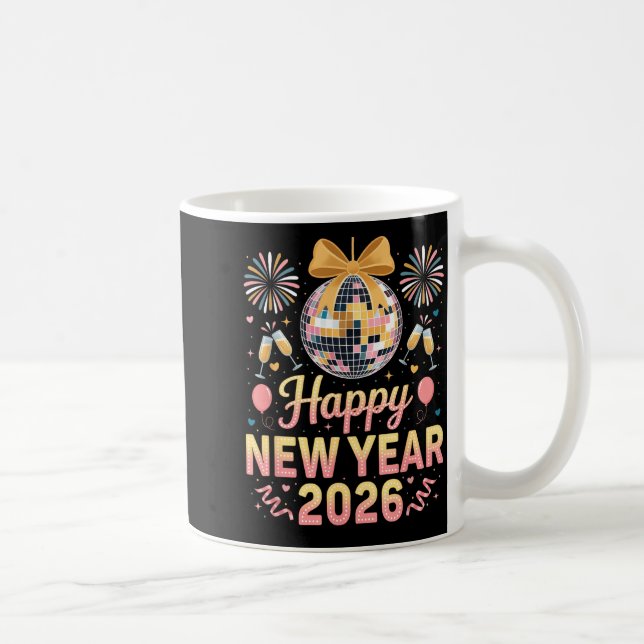 Happy New Year 2026 Fireworks New Year's Eve Party Kaffeetasse (Rechts)