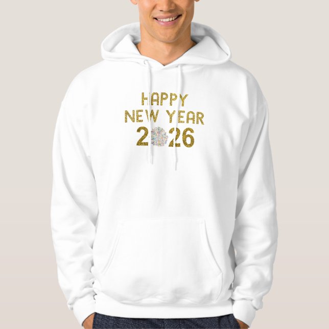 Happy New Year 2026 Hoodie (Vorderseite)