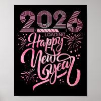 Happy New Year 2026 Loading Fireworks Premium