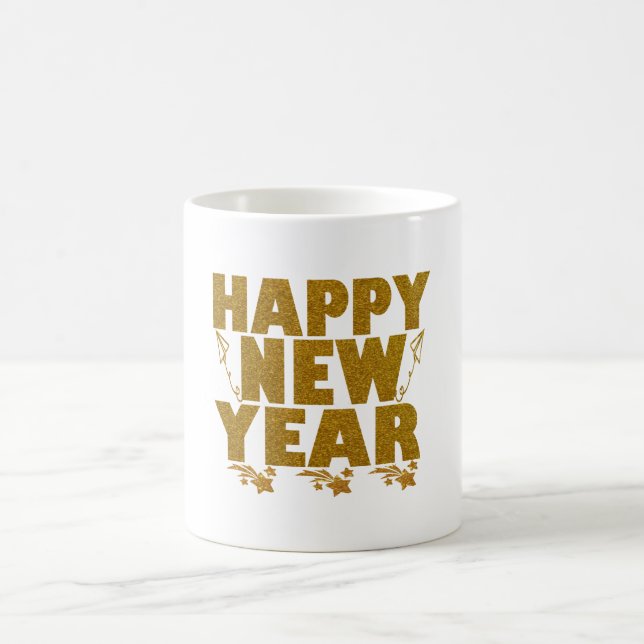 Happy New Year 2026 Matching Family NYE Party Kaffeetasse (Mittel)