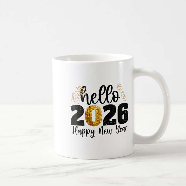 Happy New Year 2026 New Year Party Friends Family  Kaffeetasse (Rechts)