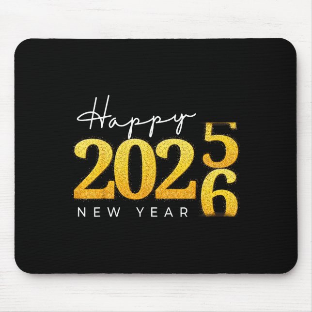 Happy New Year 2026 New Year's Eve Countdown Party Mousepad (Vorne)