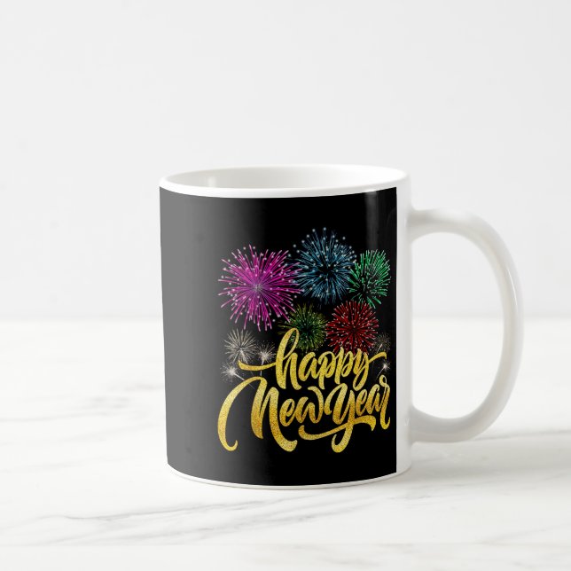 Happy New Year 2026 New Years Eve Party Countdown  Kaffeetasse (Rechts)