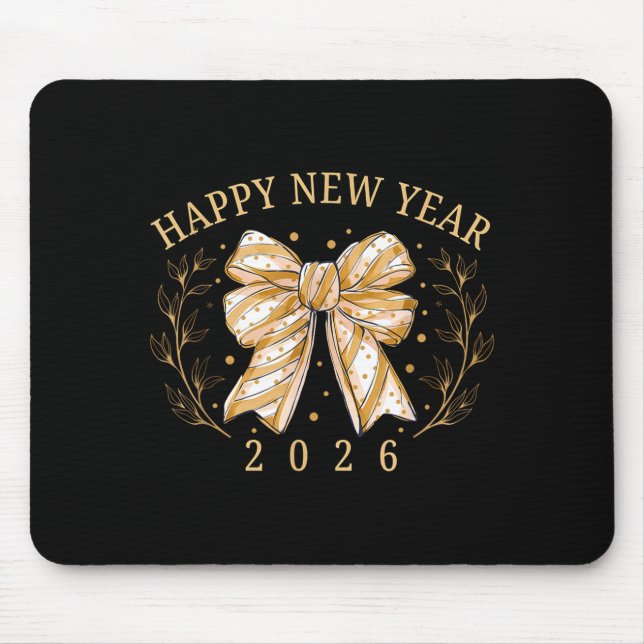 Happy New Year 2026 New Years Eve Party Countdown  Mousepad (Vorne)
