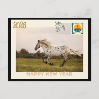 Happy New Year 2026 Postcard Postkarte