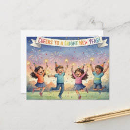 HAPPY NEW YEAR 2026 POSTKARTE