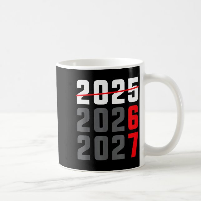 Happy New Year 2026 Shirt Six Seven 67 Meme Gen Al Kaffeetasse (Rechts)