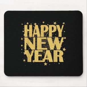 Happy New Year 2026 Silvester Party Countdown Mousepad