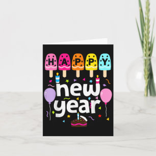 Happy New Year 2026 Silvester Party Kinder Mädchen Karte