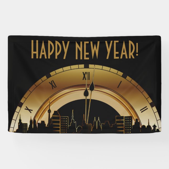 Happy New Year Banner (Horizontal)