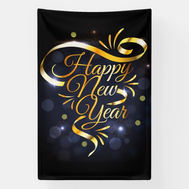 Happy New Year Banner (Vertikal)