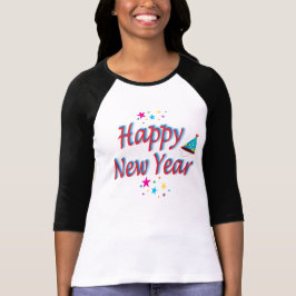 Happy New Year Beste Party Message T - Shirt