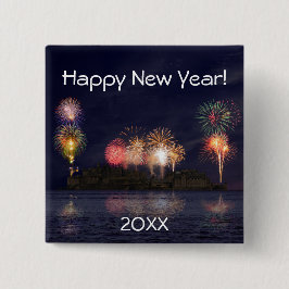 Happy New Year Button