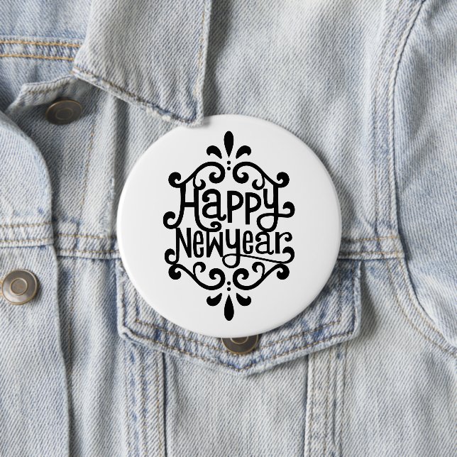 Happy New Year Button (Beispiel)
