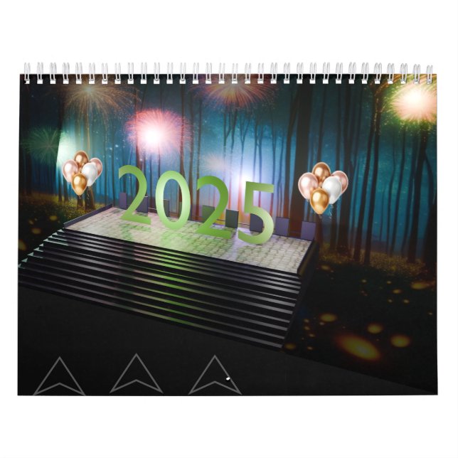 Happy New Year Calendar Kalender (Titelbild)