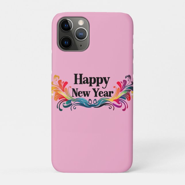Happy New Year Case-Mate iPhone Hülle (Rückseite)