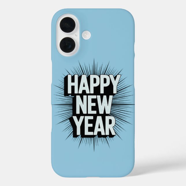 Happy New Year Case-Mate iPhone Hülle (Rückseite)
